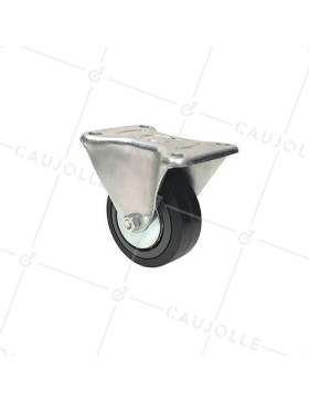 CLASSIC REINFORCED FIXED GOODS HANDLING CASTOR DIAMETER 100 MM MAX LOAD 125 KG - S7C 100R • Caujolle