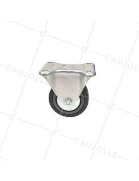 ROULETTE FIXE DE MANUTENTION CLASSIQUE RENFORCÉE DIAMÈTRE 100 MM CHARGE 125 KG - S7C 100R