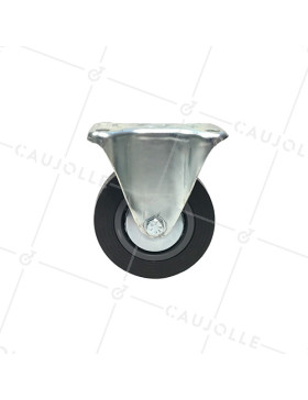 ROULETTE PIVOTANTE DE MANUTENTION CLASSIQUE RENFORCÉE DIAMÈTRE 100 MM CHARGE 100 KG - S2C 100R