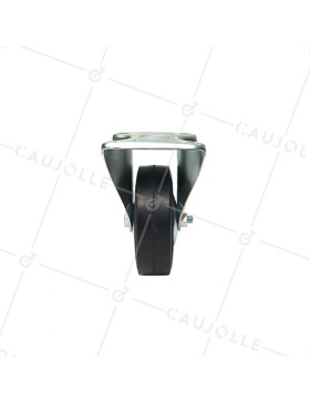 ROULETTE PIVOTANTE DE MANUTENTION CLASSIQUE RENFORCÉE DIAMÈTRE 100 MM CHARGE 100 KG - S2C 100R