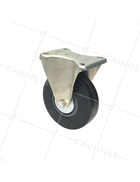 FIXED GOODS HANDLING CASTOR LARGE 105 MM DIAMETER MAX WEIGHT 130 KG - S7C 150R • Caujolle