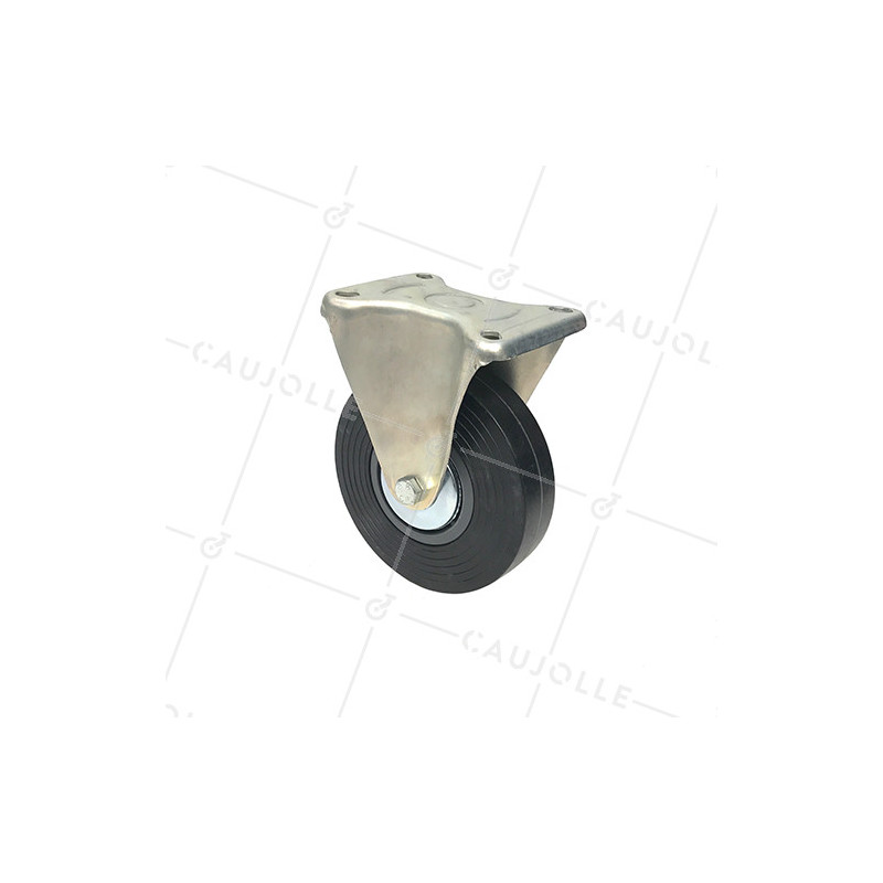 ROULETTE PIVOTANTE DE MANUTENTION CLASSIQUE RENFORCÉE DIAMÈTRE 100 MM CHARGE 100 KG - S2C 100R