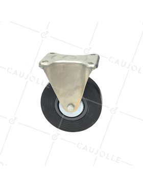ROULETTE PIVOTANTE DE MANUTENTION CLASSIQUE RENFORCÉE DIAMÈTRE 100 MM CHARGE 100 KG - S2C 100R