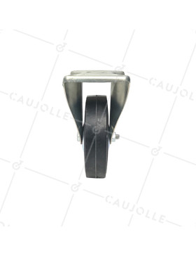 ROULETTE PIVOTANTE DE MANUTENTION CLASSIQUE RENFORCÉE DIAMÈTRE 100 MM CHARGE 100 KG - S2C 100R