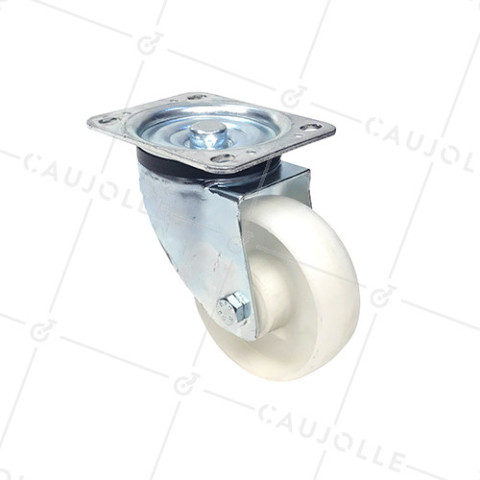 Castor OF POLYPROPYLENE HANDLING WITH A DIAMETER OF 125 MM LOAD 200 KG - S74P 125 • Caujolle