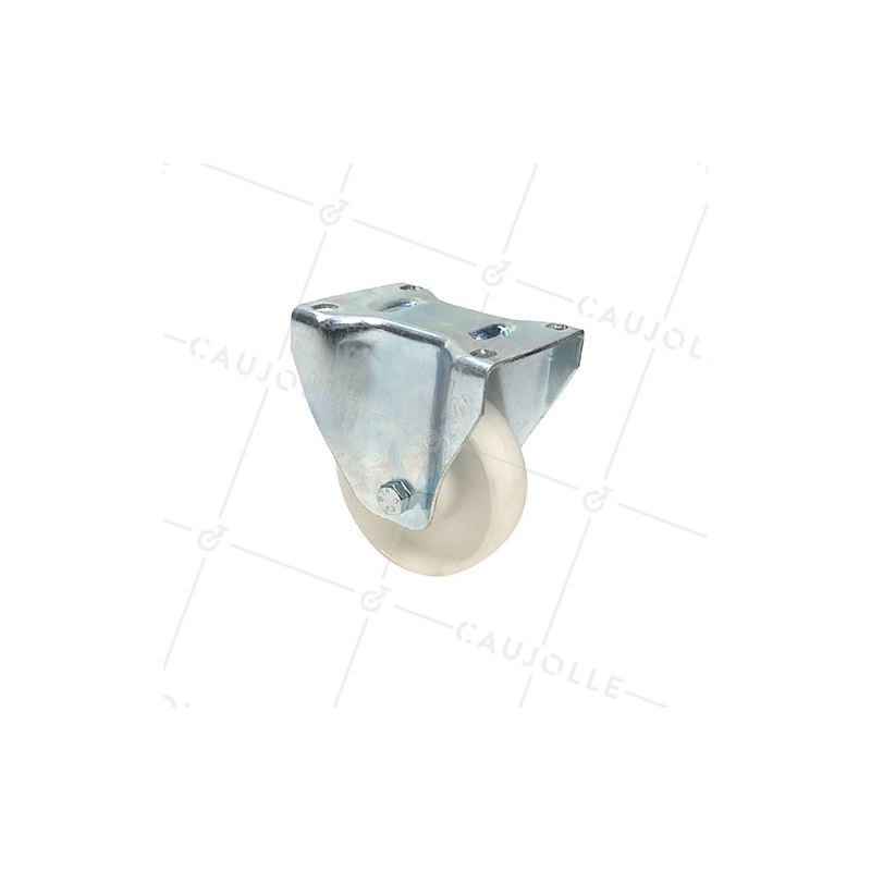 ROULETTE FIXE DE MANUTENTION EN POLYPROPYLÈNE DIAMÈTRE 125 MM CHARGE 200 KG - S75P 125