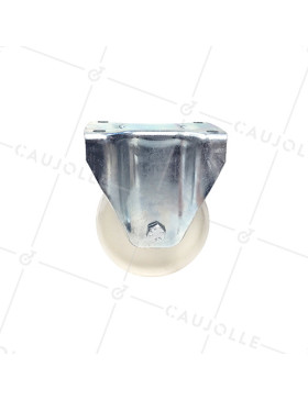 ROULETTE FIXE DE MANUTENTION EN POLYPROPYLÈNE DIAMÈTRE 125 MM CHARGE 200 KG - S75P 125