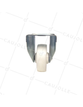 ROULETTE FIXE DE MANUTENTION EN POLYPROPYLÈNE DIAMÈTRE 125 MM CHARGE 200 KG - S75P 125