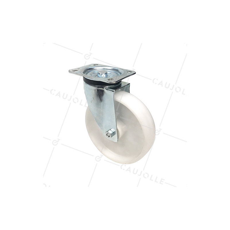 ROULETTE DE MANUTENTION EN POLYPROPYLÈNE DIAMÈTRE 200 MM CHARGE 200 KG - S74P 200
