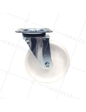 ROULETTE DE MANUTENTION EN POLYPROPYLÈNE DIAMÈTRE 200 MM CHARGE 200 KG - S74P 200
