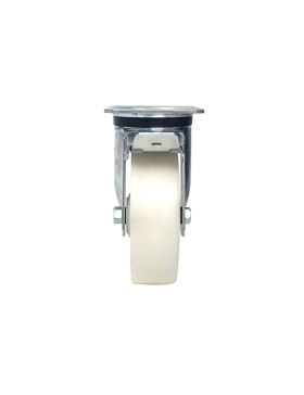 ROULETTE DE MANUTENTION EN POLYPROPYLÈNE DIAMÈTRE 125 MM CHARGE 200 KG - S74P 125