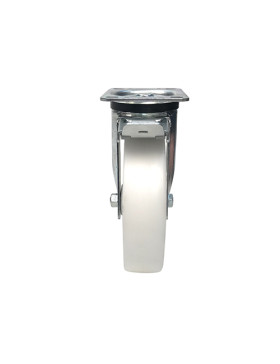 ROULETTE DE MANUTENTION EN POLYPROPYLÈNE DIAMÈTRE 125 MM CHARGE 200 KG - S74P 125