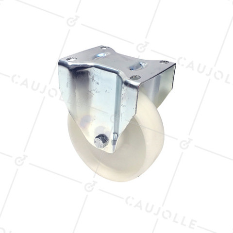 ROULETTE DE MANUTENTION EN POLYPROPYLÈNE DIAMÈTRE 125 MM CHARGE 200 KG - S74P 125 • Caujolle