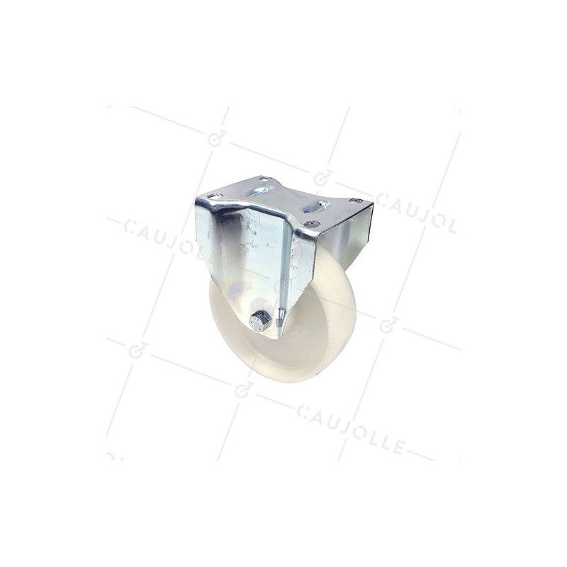 ROULETTE DE MANUTENTION EN POLYPROPYLÈNE DIAMÈTRE 125 MM CHARGE 200 KG - S74P 125