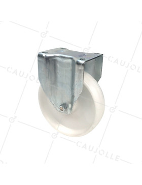 ROULETTE DE MANUTENTION EN POLYPROPYLÈNE DIAMÈTRE 125 MM CHARGE 200 KG - S74P 125 • Caujolle