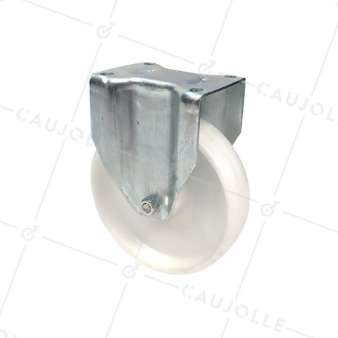 ROULETTE FIXE DE MANUTENTION EN POLYPROPYLÈNE DIAMÈTRE 200 MM CHARGE 200 KG - S75P 200 • Caujolle