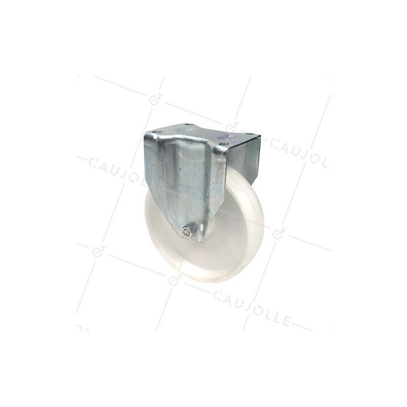 ROULETTE DE MANUTENTION EN POLYPROPYLÈNE DIAMÈTRE 125 MM CHARGE 200 KG - S74P 125
