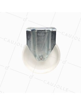 ROULETTE DE MANUTENTION EN POLYPROPYLÈNE DIAMÈTRE 125 MM CHARGE 200 KG - S74P 125