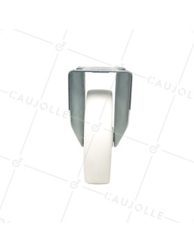 ROULETTE DE MANUTENTION EN POLYPROPYLÈNE DIAMÈTRE 125 MM CHARGE 200 KG - S74P 125