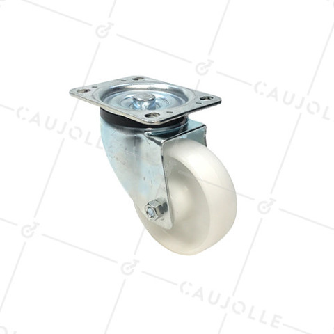 Castor OF SWIVEL NYLON WITH A DIAMETER OF 125 MM LOAD 300KG - S76N 125 • Caujolle