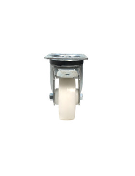 ROULETTE DE MANUTENTION PIVOTANTE EN NYLON DIAMÈTRE 125 MM CHARGE 300KG - S76N 125