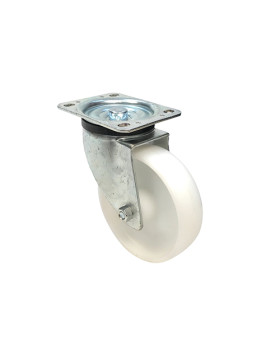 ROULETTE DE MANUTENTION PIVOTANTE EN NYLON DIAMÈTRE 125 MM CHARGE 300KG - S76N 125