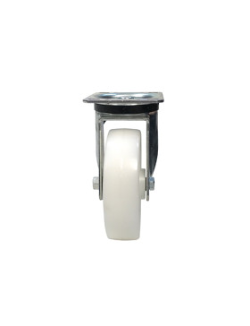 ROULETTE DE MANUTENTION PIVOTANTE EN NYLON DIAMÈTRE 125 MM CHARGE 300KG - S76N 125