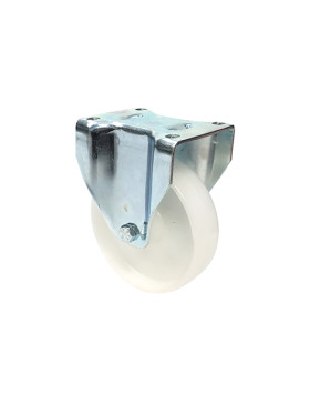 ROULETTE DE MANUTENTION PIVOTANTE EN NYLON DIAMÈTRE 125 MM CHARGE 300KG - S76N 125