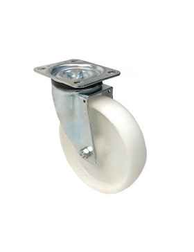 ROULETTE DE MANUTENTION FORTE CHARGE  EN NYLON DIAMÈTRE 200 MM CHARGE 450KG - S76N 200