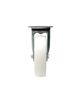 ROULETTE DE MANUTENTION PIVOTANTE EN NYLON DIAMÈTRE 125 MM CHARGE 300KG - S76N 125