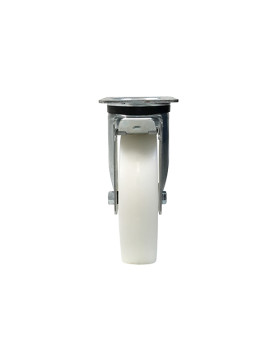 ROULETTE DE MANUTENTION PIVOTANTE EN NYLON DIAMÈTRE 125 MM CHARGE 300KG - S76N 125