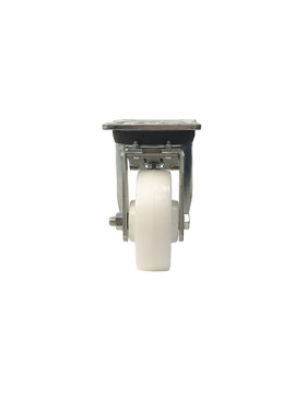 ROULETTE DE MANUTENTION PIVOTANTE À FREIN RENFORCÉE EN NYLON DIAMÈTRE 125 MM CHARGE 600KG - S78N 125AF
