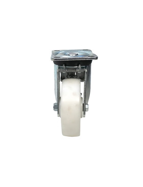 ROULETTE DE MANUTENTION PIVOTANTE RENFORCÉE EN NYLON DIAMÈTRE 125 MM CHARGE 300KG - S78N 125