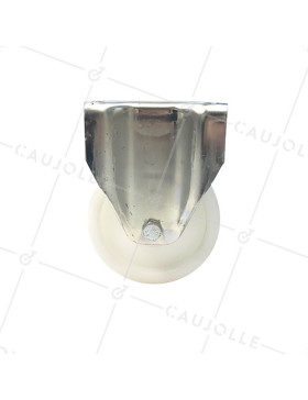 ROULETTE DE MANUTENTION PIVOTANTE RENFORCÉE EN NYLON DIAMÈTRE 125 MM CHARGE 300KG - S78N 125