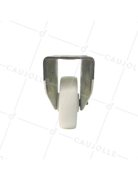 ROULETTE DE MANUTENTION PIVOTANTE RENFORCÉE EN NYLON DIAMÈTRE 125 MM CHARGE 300KG - S78N 125