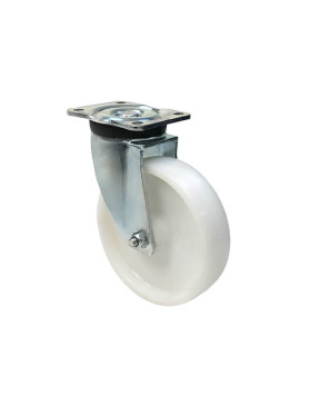ROULETTE DE MANUTENTION PIVOTANTE RENFORCÉE EN NYLON DIAMÈTRE 200 MM CHARGE 1000KG - S78N 200