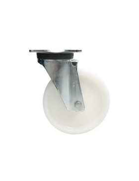 ROULETTE DE MANUTENTION PIVOTANTE RENFORCÉE EN NYLON DIAMÈTRE 125 MM CHARGE 300KG - S78N 125