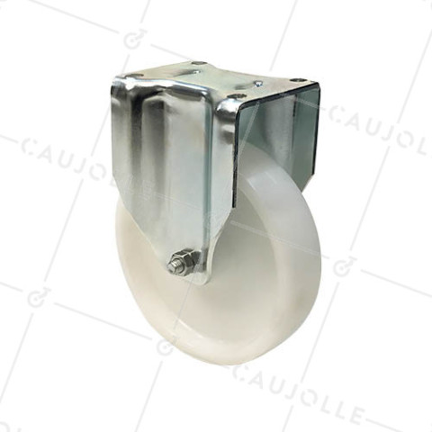 ROULETTE DE MANUTENTION PIVOTANTE RENFORCÉE EN NYLON DIAMÈTRE 125 MM CHARGE 300KG - S78N 125 • Caujolle