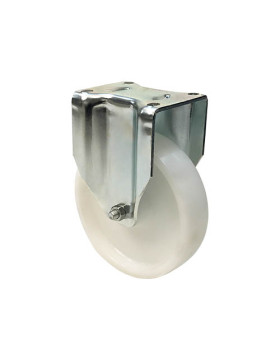 ROULETTE DE MANUTENTION FIXE RENFORCÉE EN NYLON DIAMÈTRE 200 MM CHARGE 1000KG - S79N 200