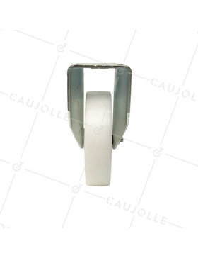 ROULETTE DE MANUTENTION PIVOTANTE RENFORCÉE EN NYLON DIAMÈTRE 125 MM CHARGE 300KG - S78N 125
