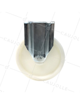 ROULETTE DE MANUTENTION PIVOTANTE RENFORCÉE EN NYLON DIAMÈTRE 125 MM CHARGE 300KG - S78N 125