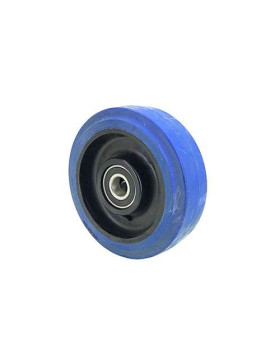 ROUE INDUSTRIELLE ELASTIQUE NON TACHANTE ROULEMENT À BILLES DIAMÈTRE 160 MM CHARGE 450 KG - S2015 160