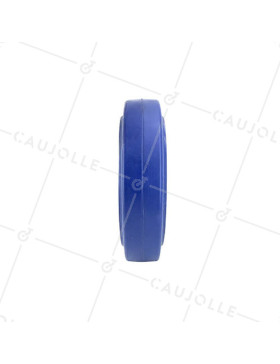 ROUE DE TRANSPALETTE ELASTIQUE NON TACHANTE DIAMÈTRE 200 MM CHARGE 450 KG AXE 20 MM A BILLES- S2015 200