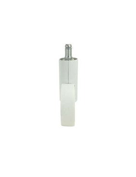 BLACK FUTURIST DESIGN CASTOR WITH 11 MM SMOOTH STEM 65 MM DIAMETER 50 KG MAX LOAD - GRAVITY65TLN11 