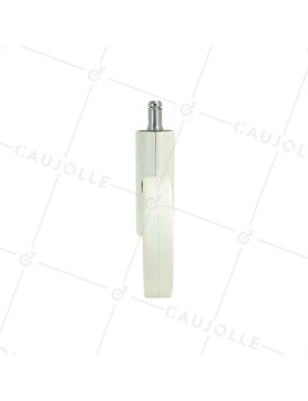 BLACK FUTURIST DESIGN CASTOR WITH 11 MM SMOOTH STEM 90 MM DIAMETER 50 KG MAX LOAD - GRAVITY90TLN11