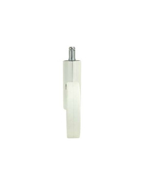 BLACK FUTURIST DESIGN CASTOR WITH 11 MM SMOOTH STEM 90 MM DIAMETER 50 KG MAX LOAD - GRAVITY90TLN11