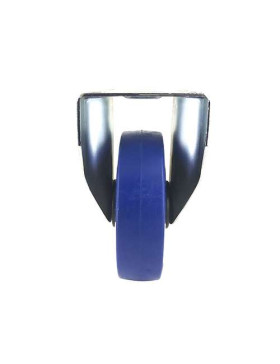 Industrial usage castor wheel swivel 100 mm diameter blue rubber S2NS