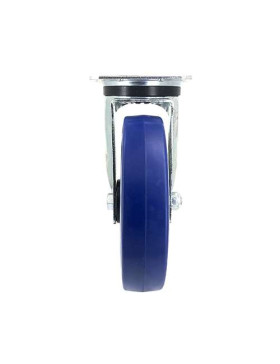 ROULETTE INDUSTRIELLE CAOUTCHOUC SUPER ÉLASTIQUE NON TACHANTE DIAMÈTRE 200 MM CHARGE 250 KG - S74NS200