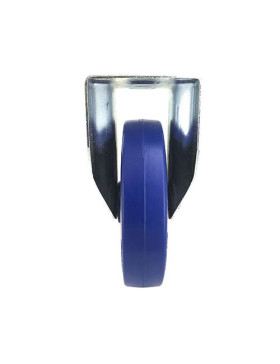 Industrial usage castor wheel swivel 100 mm diameter blue rubber S2NS