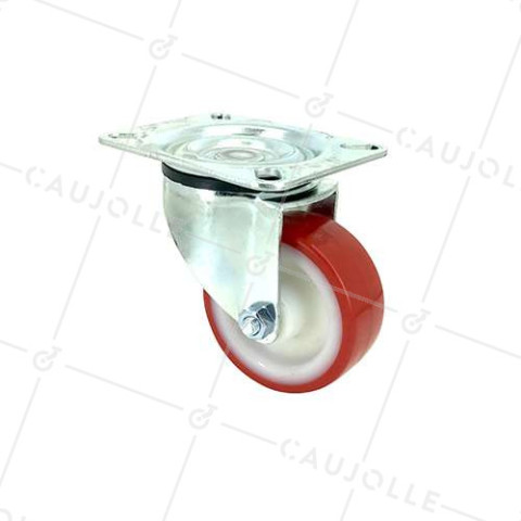 ROULETTE DE MANUTENTION ANTI HUILES ET GRAISSES  DIAMÈTRE 80 MM CHARGE 100 KG - S2NP 80 • Caujolle